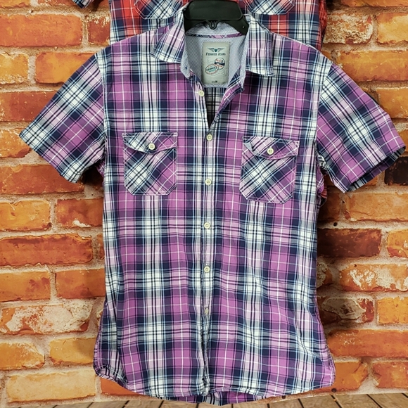 FEROUCH JEANS MEN'S SHIRTS SIZE M - Picture 2 of 15